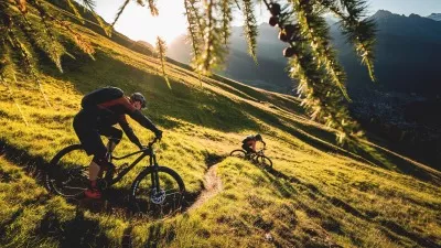 Enduro bike made in Hautes-Alpes - Shuttle up & Ride down - Day trips - Azimut Ski Bike Mountain - www.azimut.ski