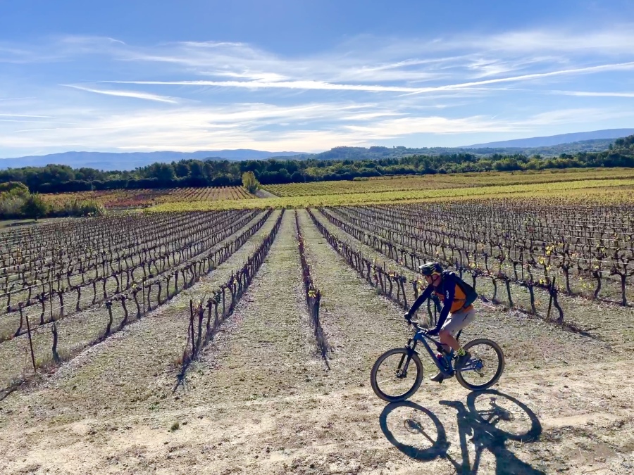 E-bike  - Easy ride in Provence in the Ocres of the Luberon