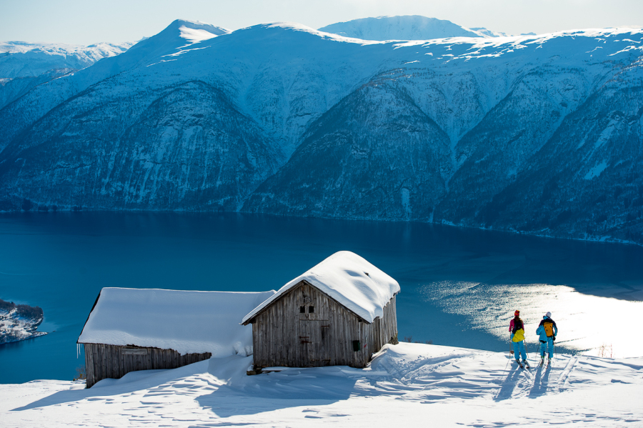 Ski touring in the heart of the Sognefjord - Western Norway
