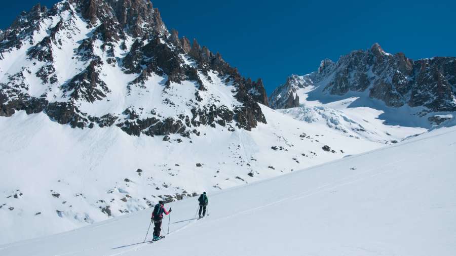 Freeride and ski touring trip Chamonix Glaciers