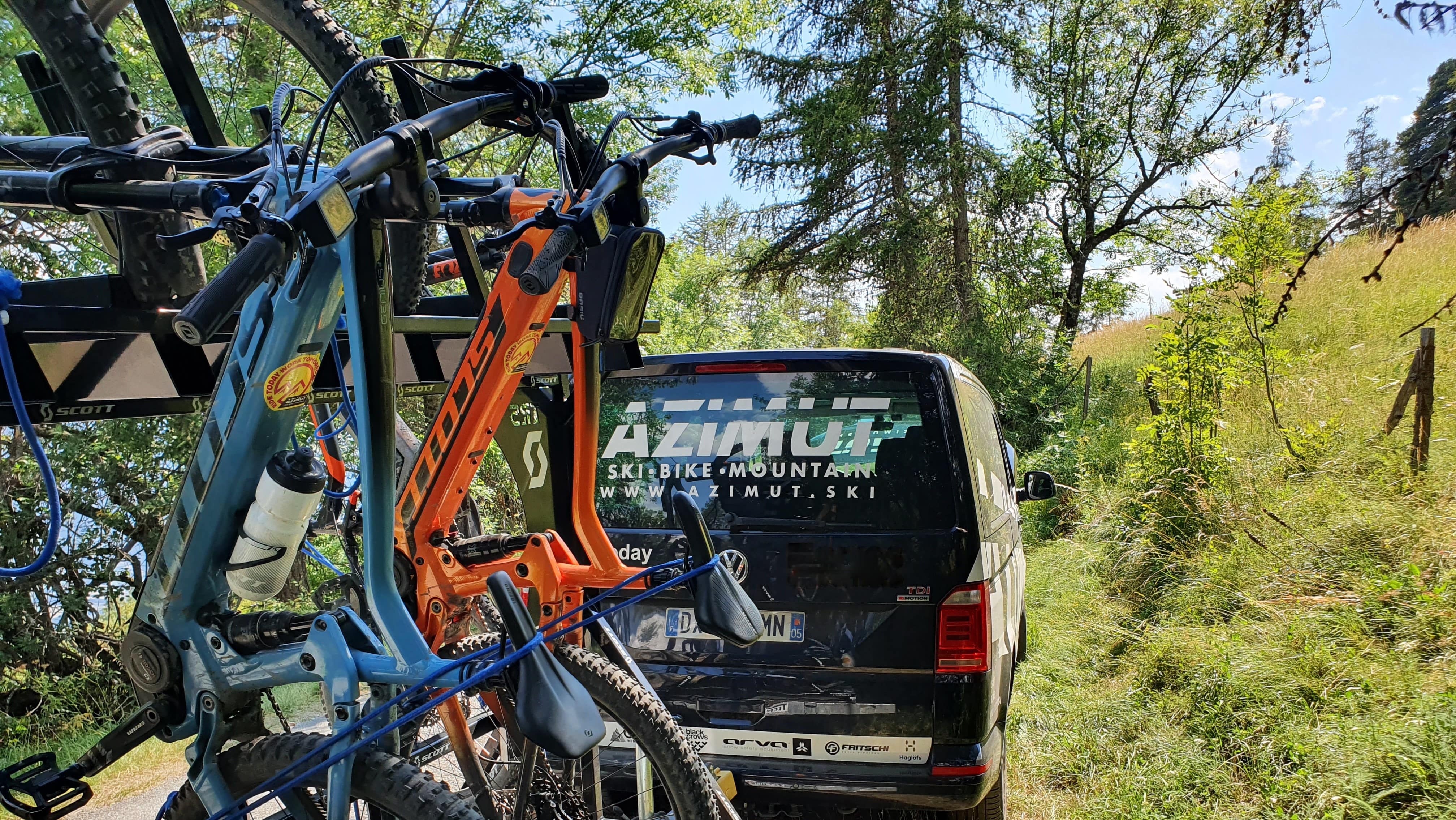 Shuttle with guide VTT E Bike