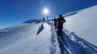 Beginner Ski Freeride trip in Queyras - Azimut Ski Bike Mountain - www.azimut.ski