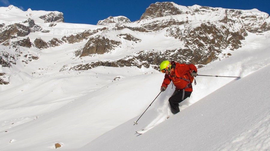 Monterosa Pizza Pasta Polenta - Freerando skiing from hut to hut - Comfort