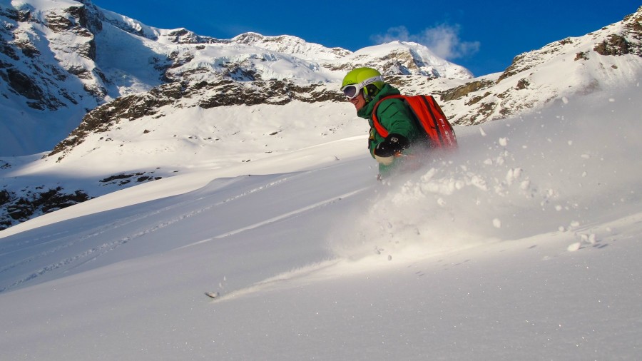 Monterosa Pizza Pasta Polenta - Freerando skiing from hut to hut - Comfort