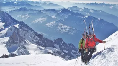 Ascension du Mont Blanc à ski de rando - Azimut Ski Bike Mountain - www.azimut.ski