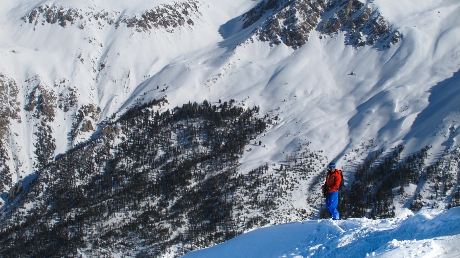 Ski de rando sauvage entre Ecrins et Col d'Izoard